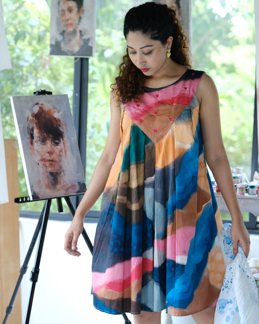Radha embroidered dress