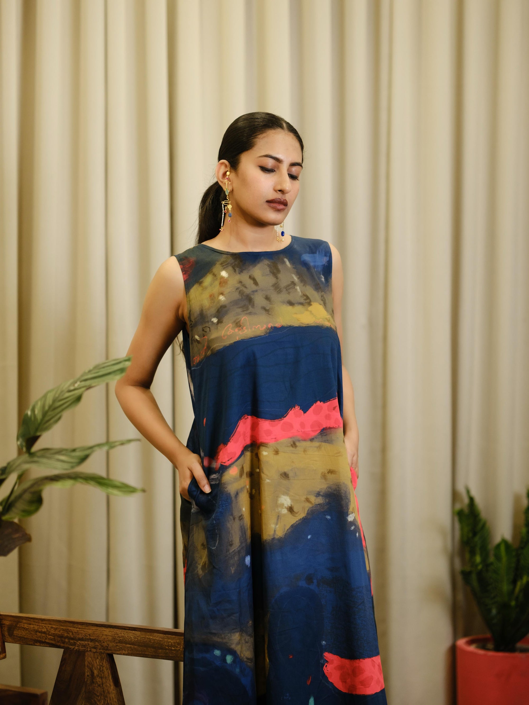 Aattam long shift dress