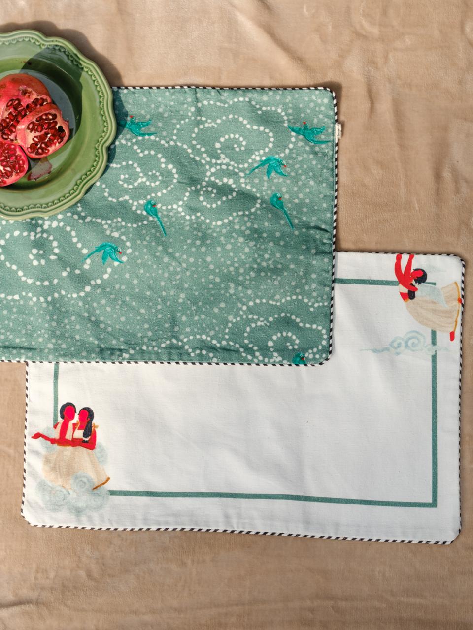 Lovers & Skies set of 2 Placemats