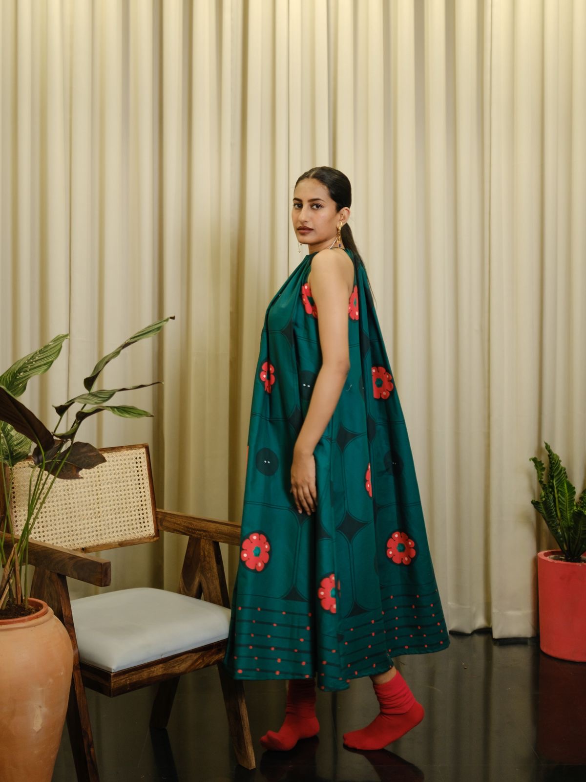 Tira long halterneck