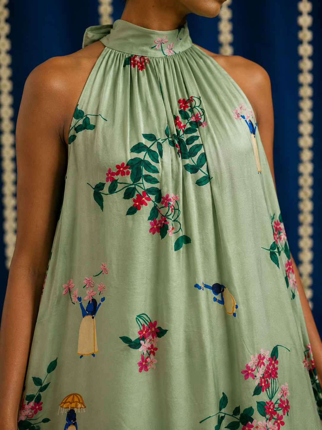Poovili halter coord set