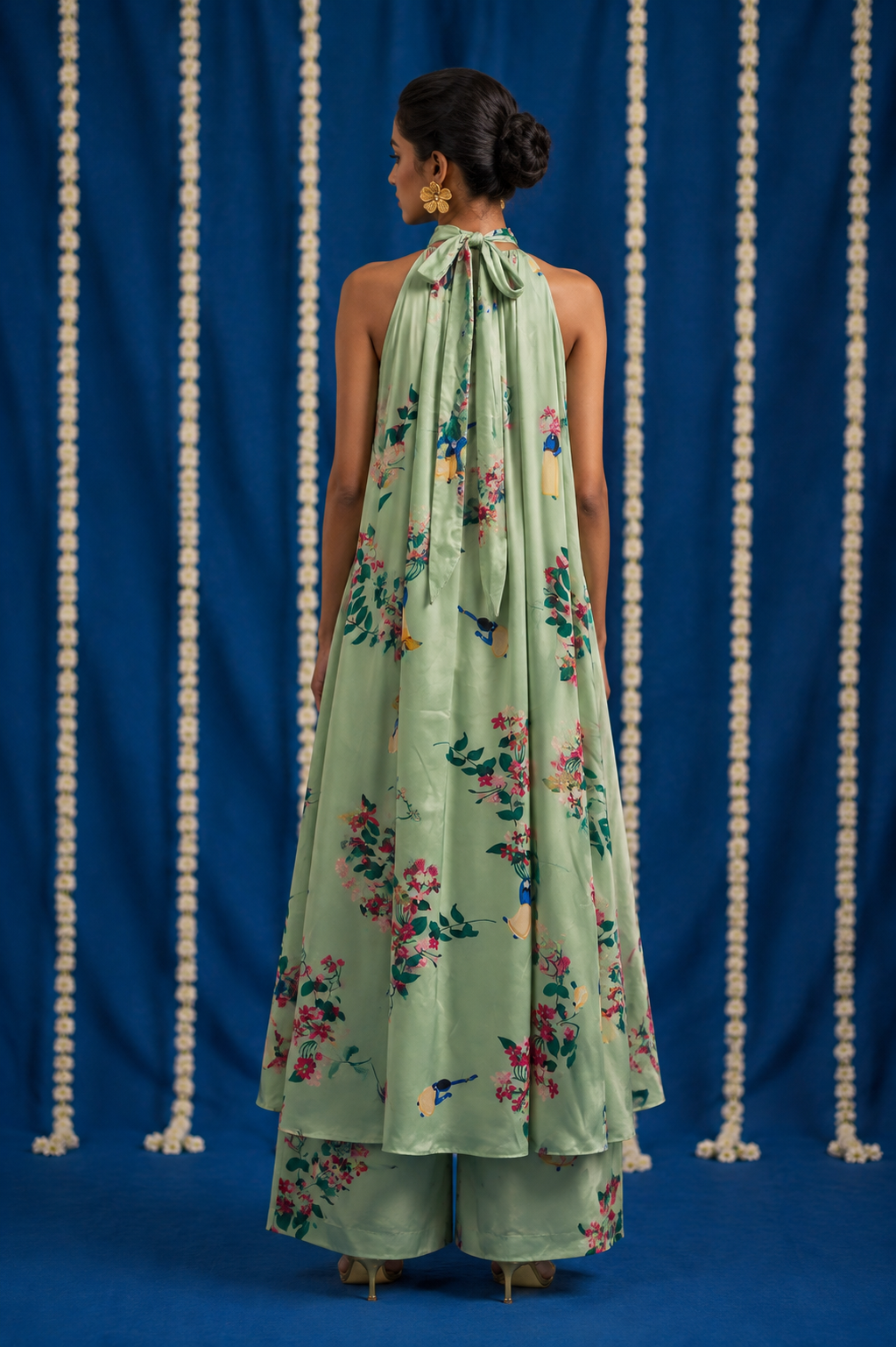 Poovili halter coord set