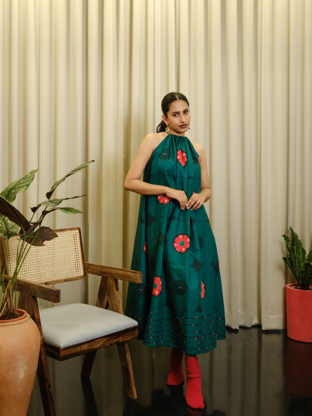 Tira long halterneck