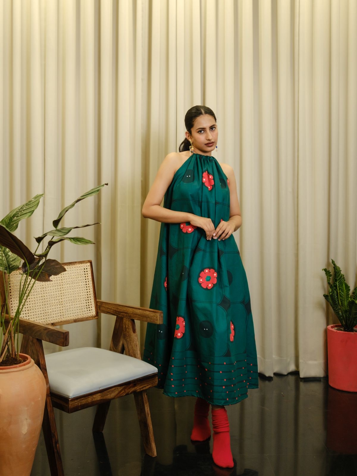 Tira long halterneck