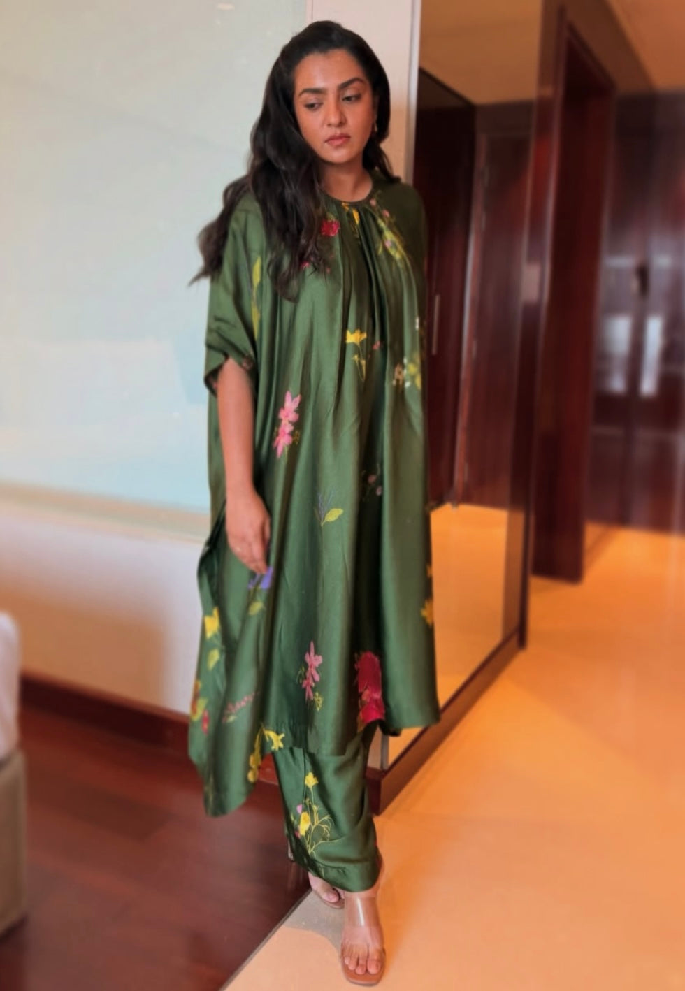 Pookuda green co-ord set