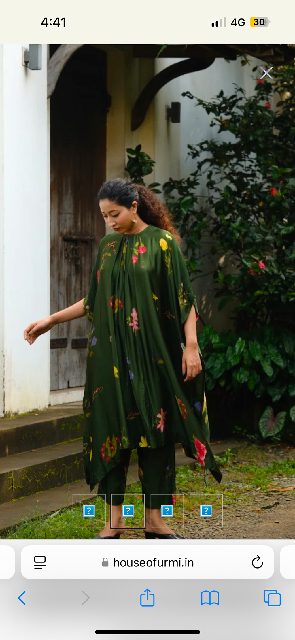 Pookkuda green coord set