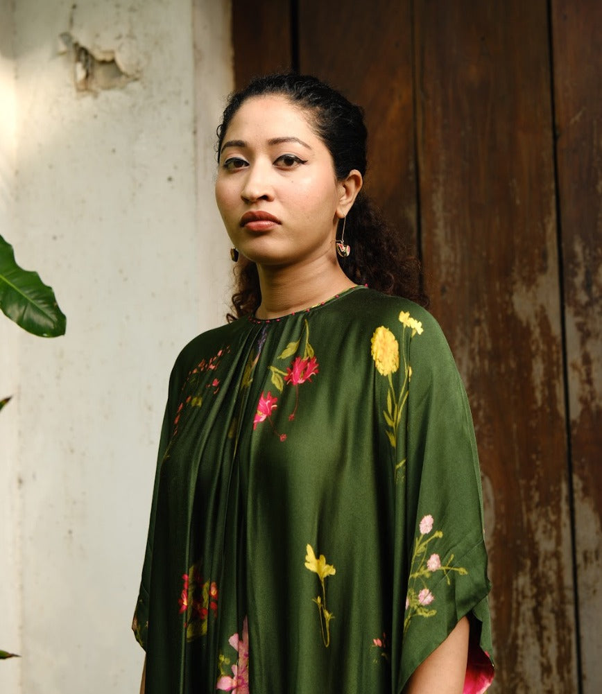 Pookkuda Co-ord set – Green