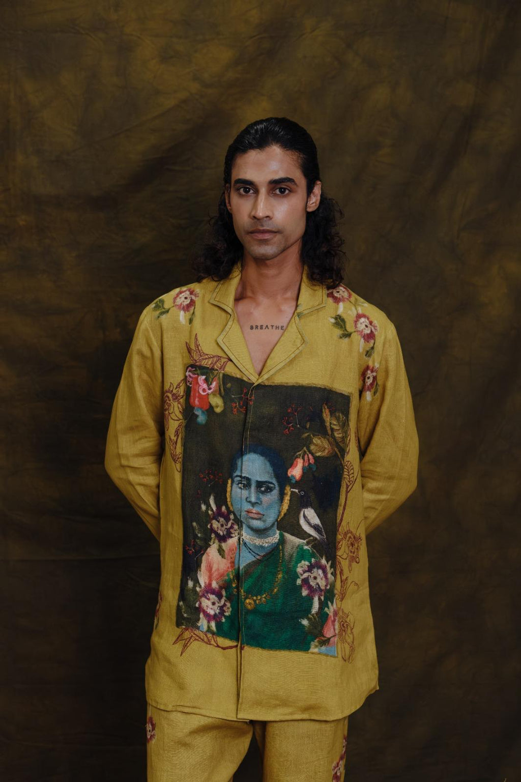 Manjal shirt signature