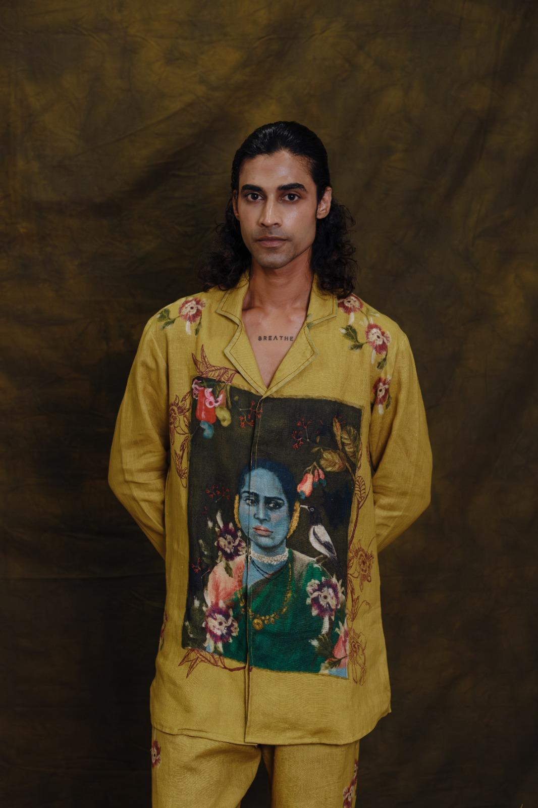 Manjal shirt signature