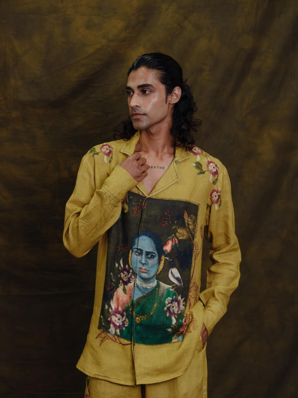 Manjal shirt signature