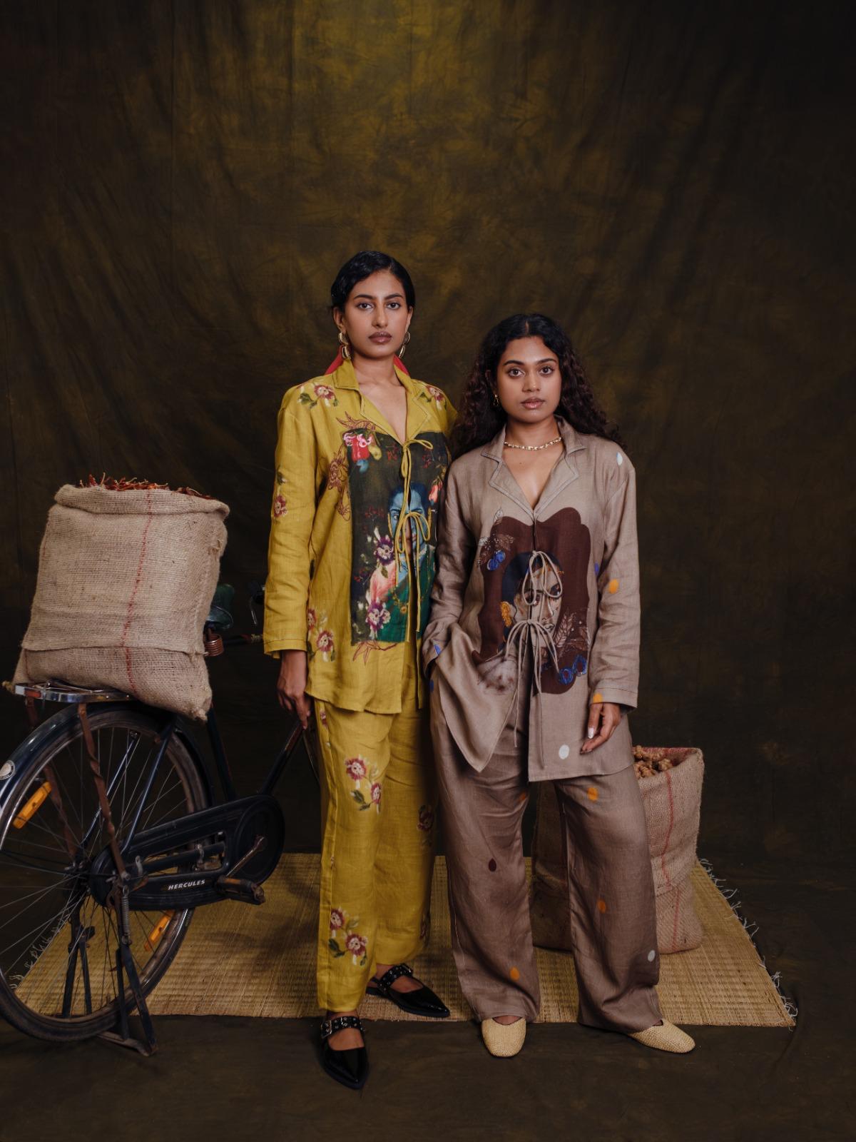 Manjal front tie top