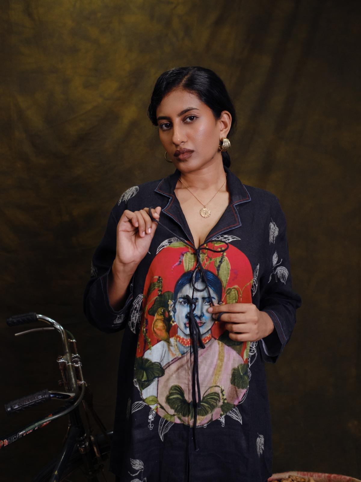 Mulaku front tie top