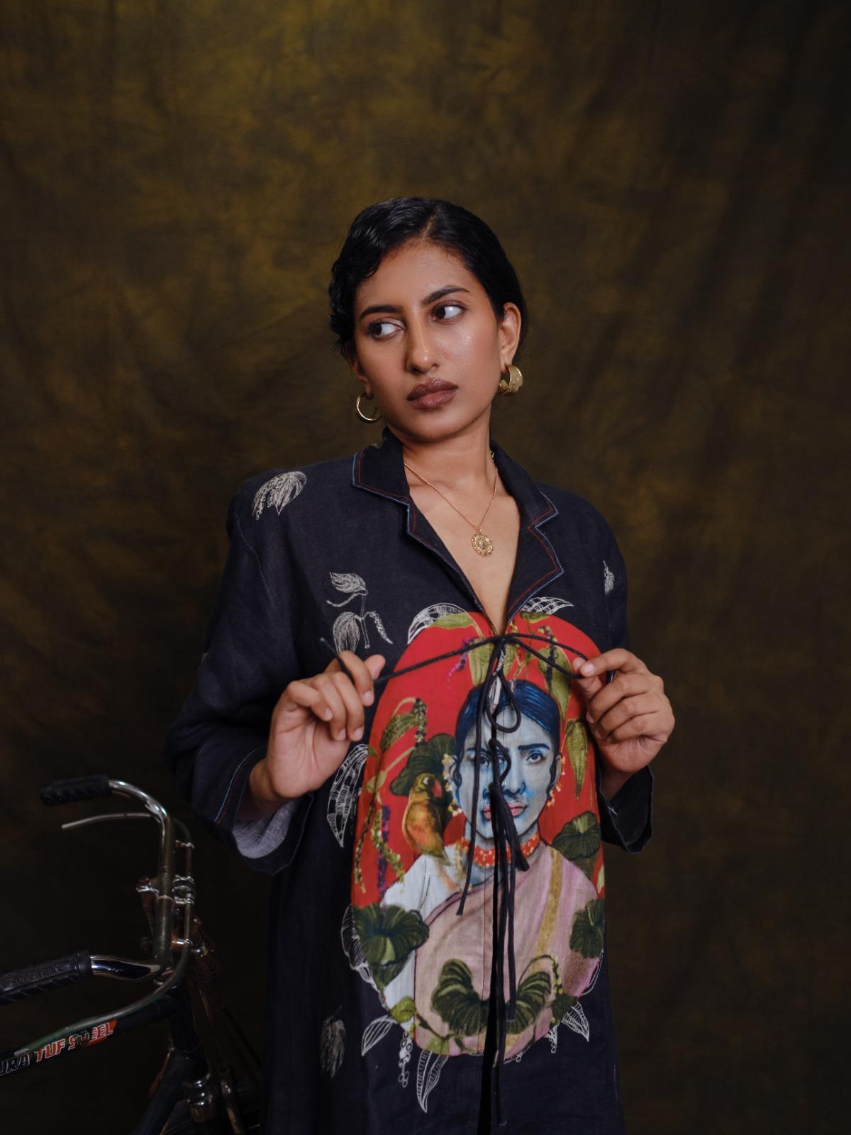 Mulaku front tie top