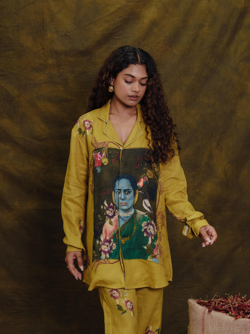 Manjal shirt signature