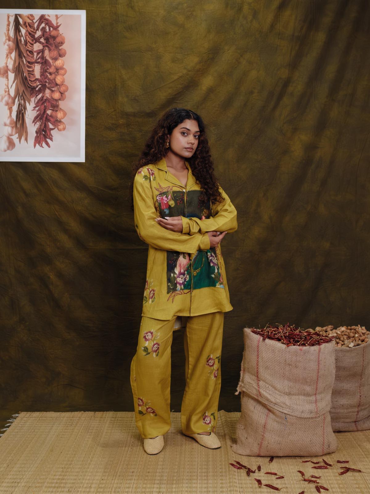 Manjal shirt signature