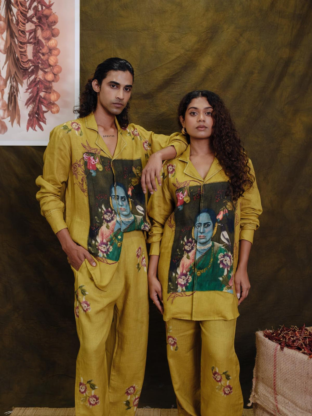 Manjal shirt signature