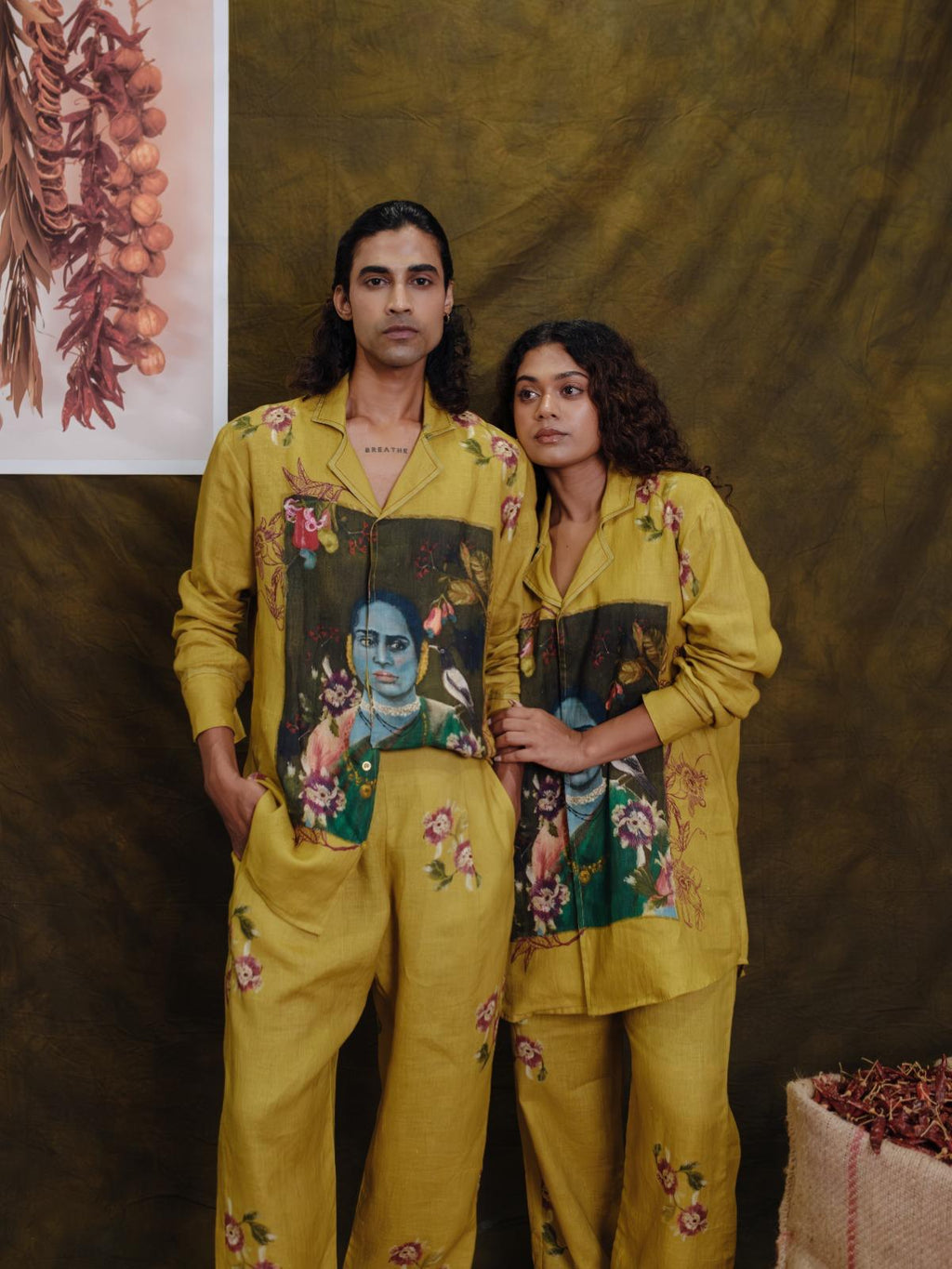 Manjal shirt signature