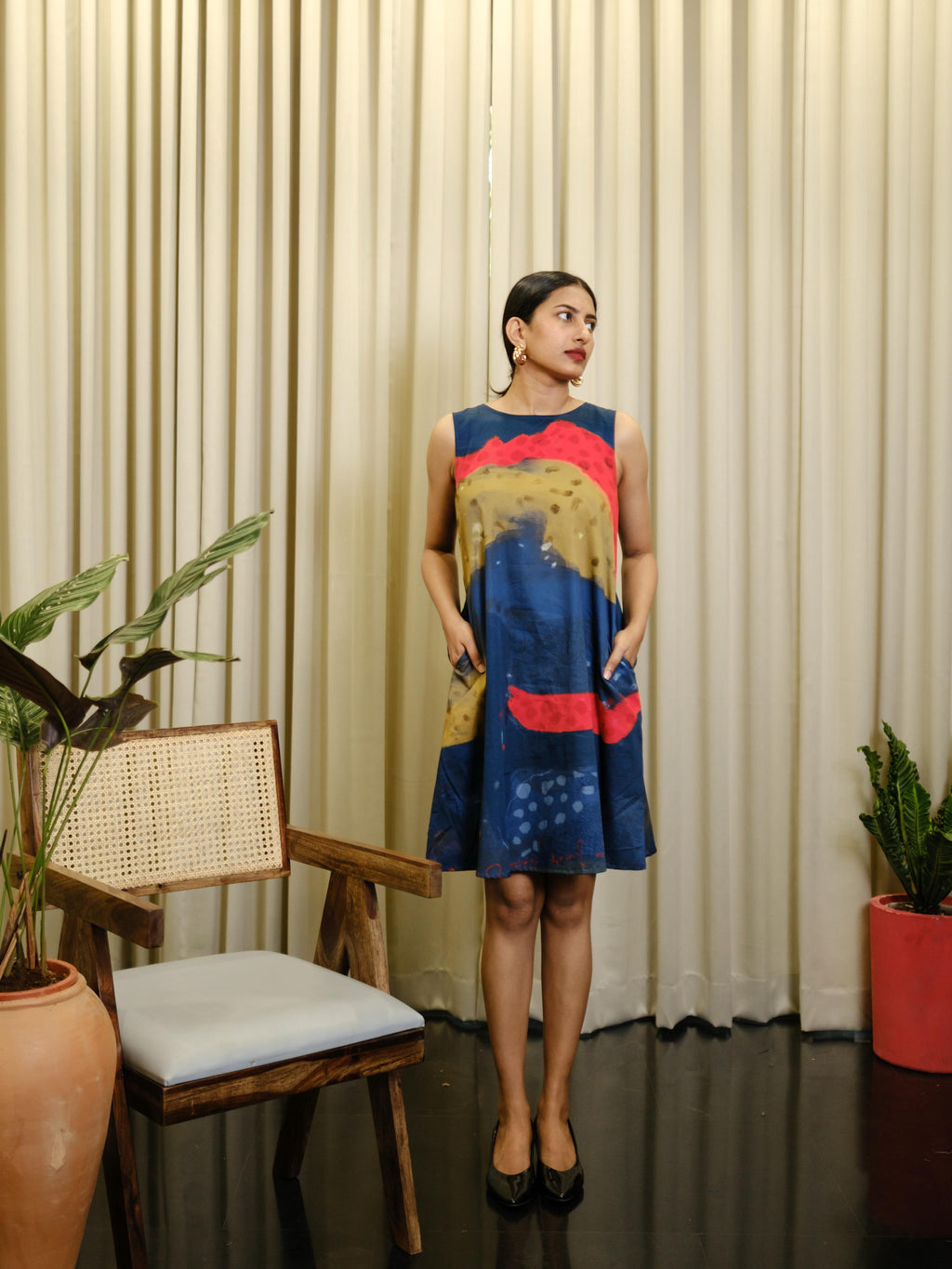 Aattam short shift dress